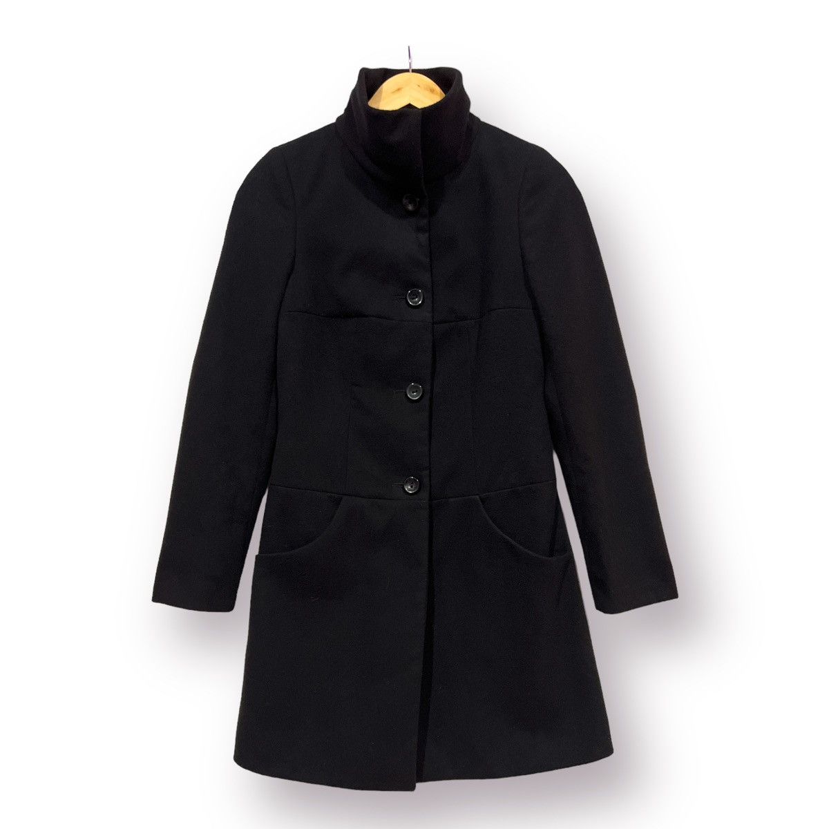 Grailed Style Benetton by UCB italian wool long jacket Size XS / US 0-2 / IT 36-38 - 1 Thumbnail