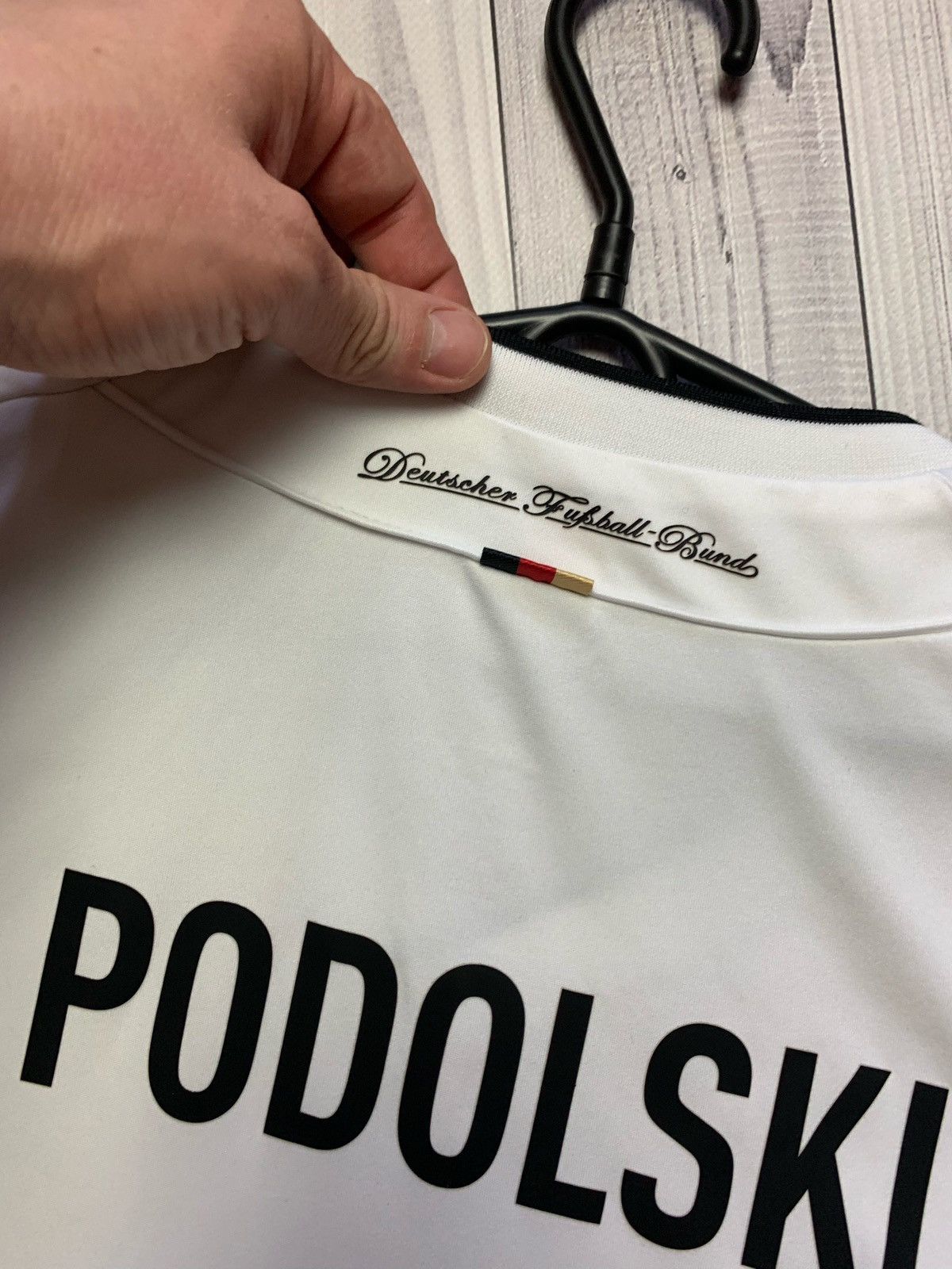 Vintage Adidas Germany soccer jersey podolski Size XL Size US XL / EU 56 / 4 - 11 Thumbnail