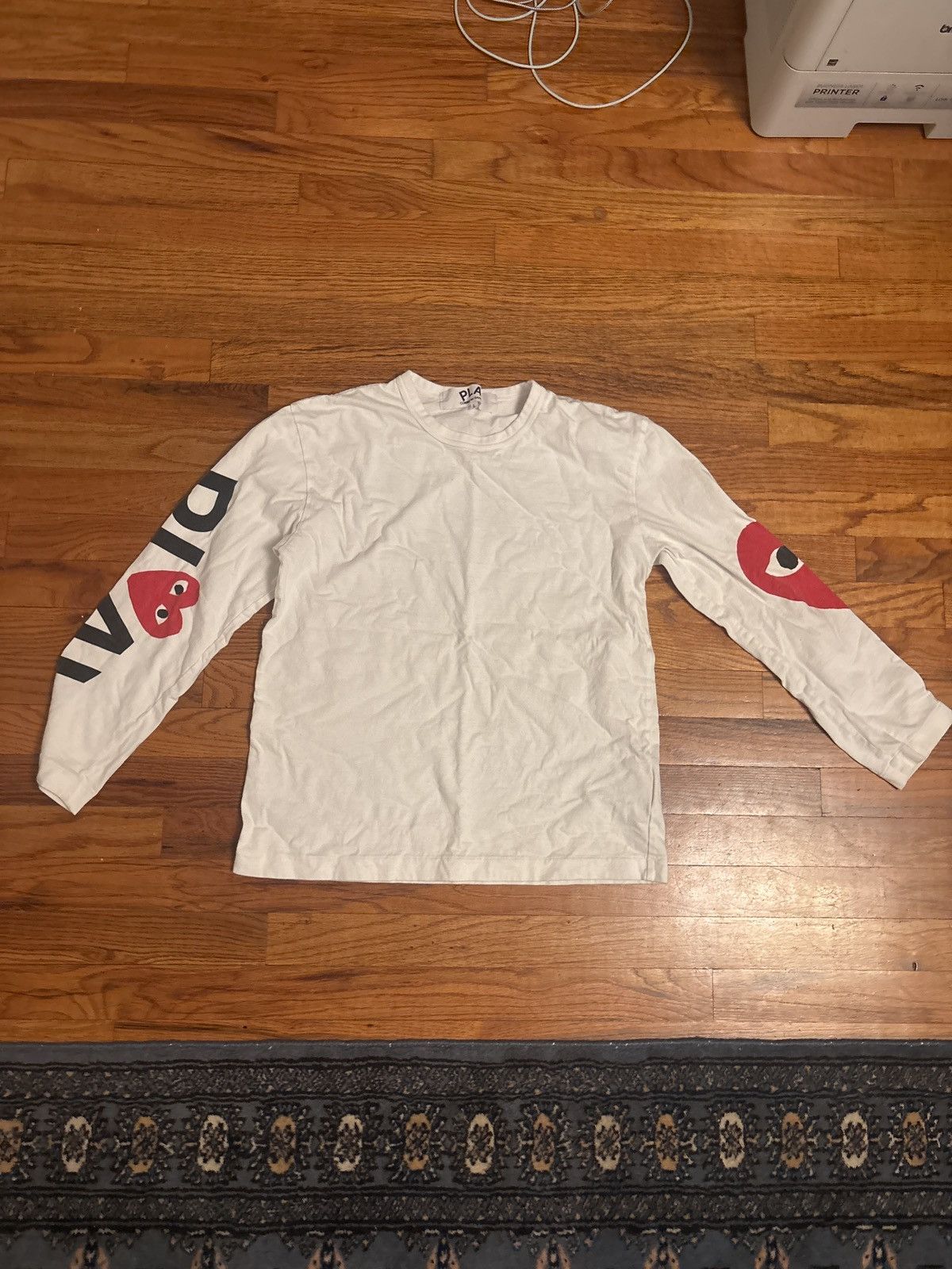 Comme des Garcons PLAY CDG PLAY LONGSLEEVE SIZE LARGE FITS LIKE A SMALL-MEDIUM Size US S / EU 44-46 / 1 - 1 Thumbnail