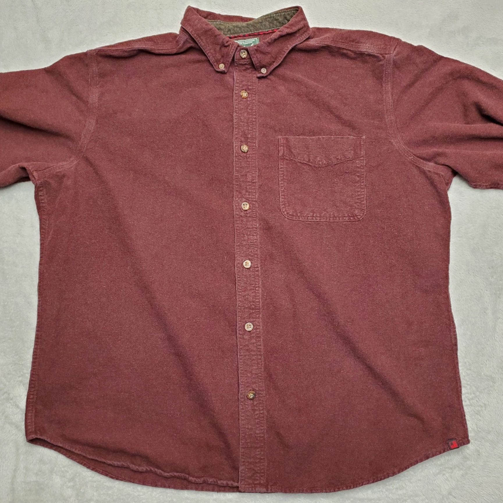 Vintage Woolrich Shirt Mens XL Red Chamois Soft Thick Flannel Outdoor Cabin Button-Up Long Sleeve Casual 80s Mens Size US XL / EU 56 / 4 - 8 Thumbnail