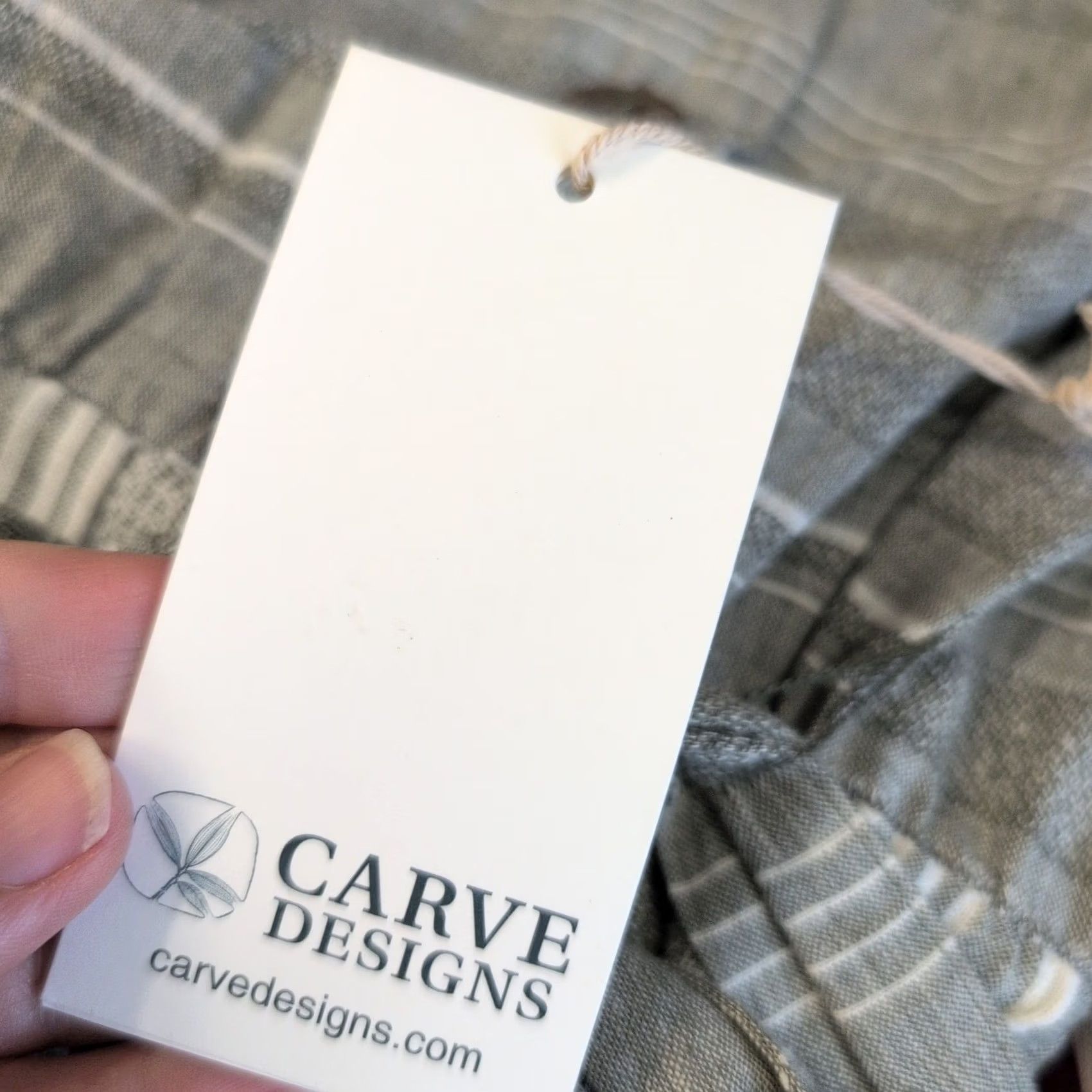 Vintage VINTAGE Carve Design Willow Dress XS Linen Blend Moss Stripe Gray Button Front NWT Size XS / US 0-2 / IT 36-38 - 5 Thumbnail