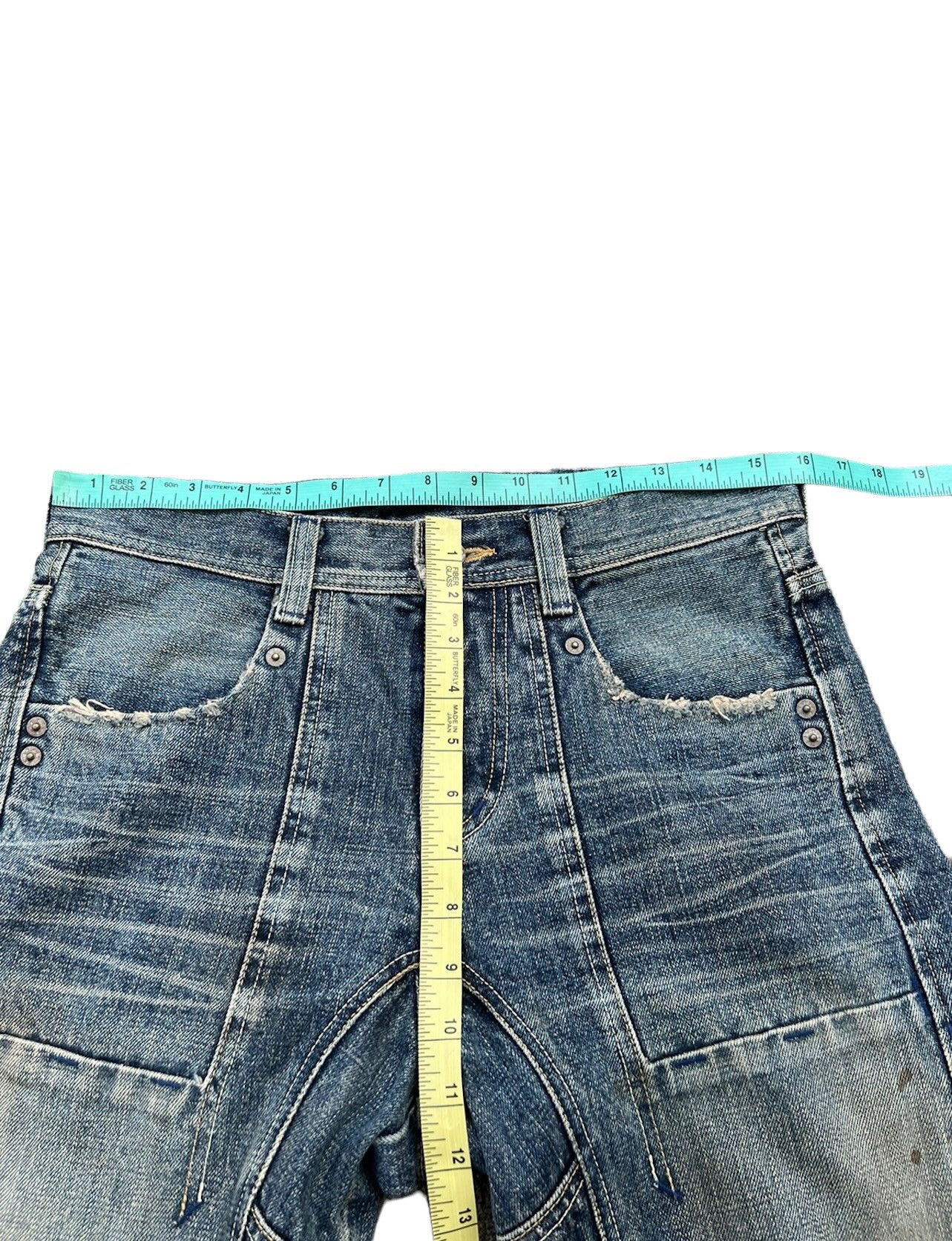 Hysteric Glamour Vintage 90s Ozone Rocks Japan Dirty Mud Denim Jeans Size US 29 - 3 Thumbnail