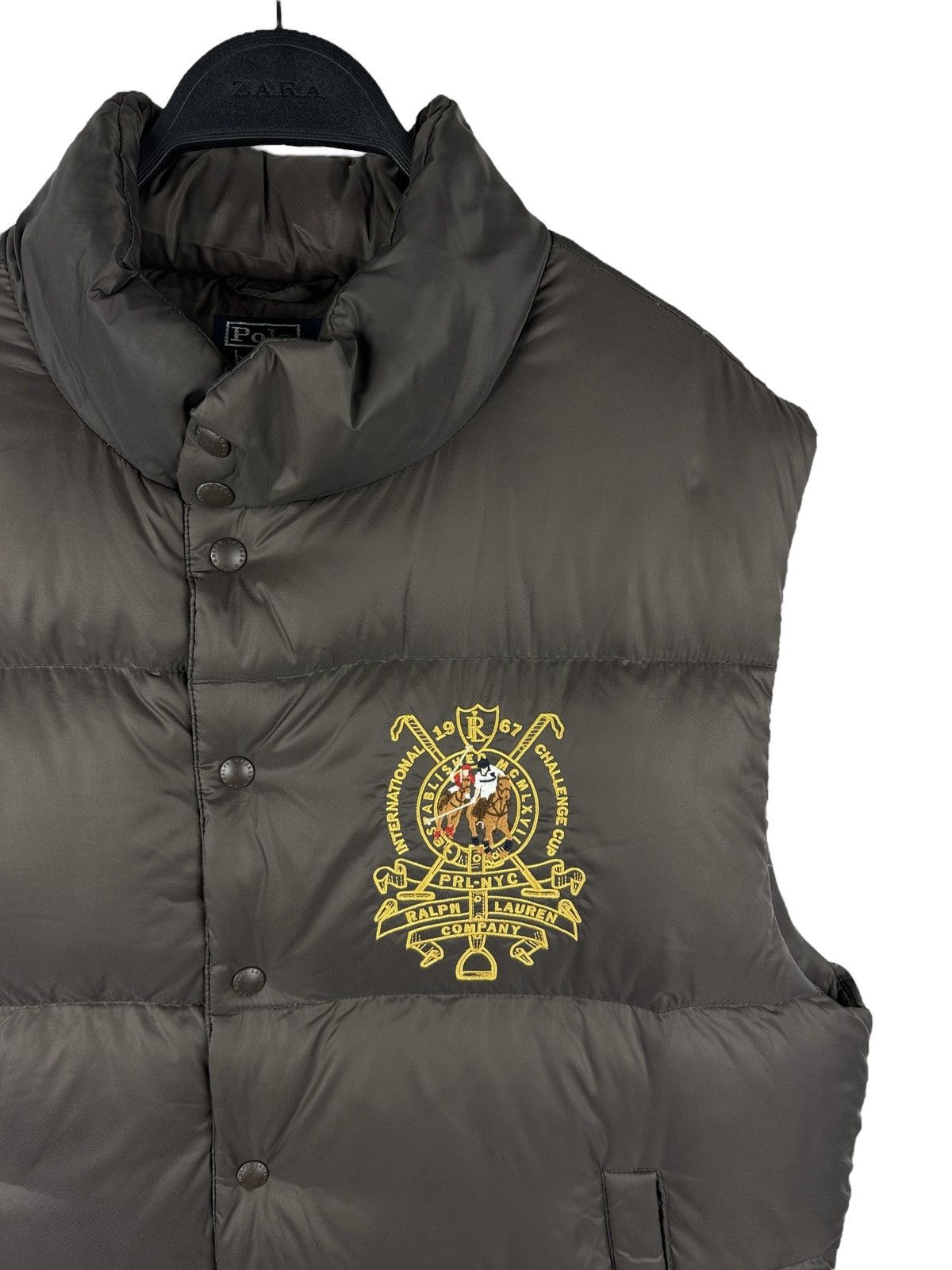 Polo Ralph Lauren Vintage Polo Ralph Lauren Down Puffer Vest Brown Hype Luxury Size US M / EU 48-50 / 2 - 3 Thumbnail