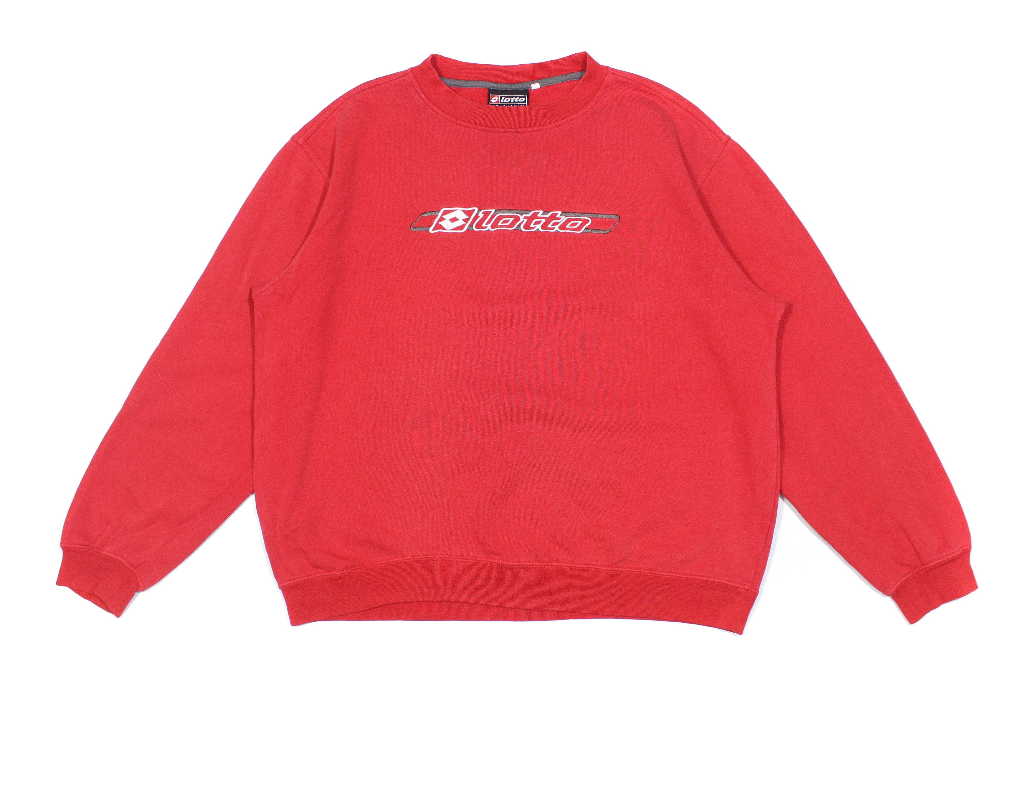 Lotto Sport 90S Big Logo Embroidered Baggy Sweatshirt Size US M / EU 48-50 / 2 - 1 Thumbnail