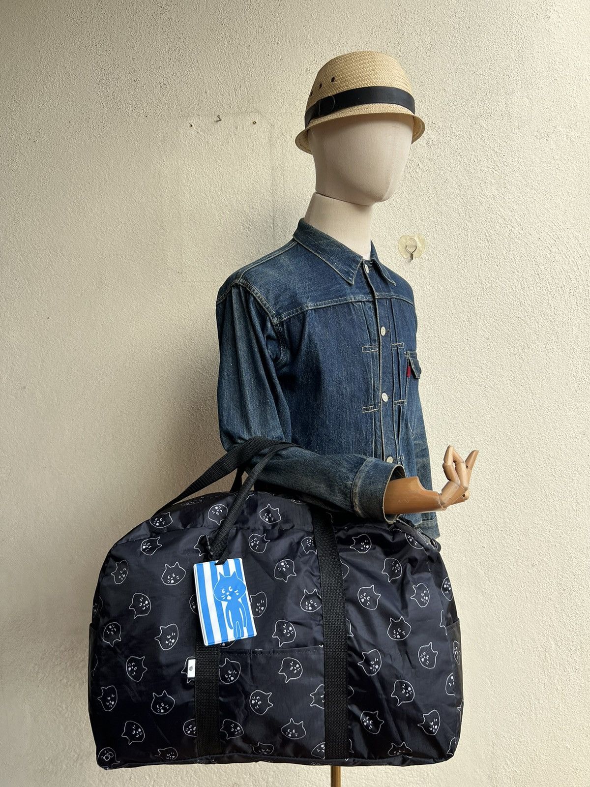 Issey Miyake Ne-net Ripstop Nylon 2Way Big Boston Travel Bag Size ONE SIZE - 6 Thumbnail