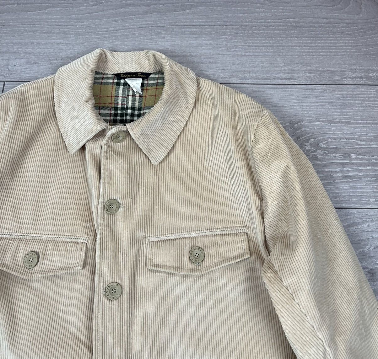 Le Laboureur Le Laboureur Vintage French Corduroy Work Pockets Jacket Size US L / EU 52-54 / 3 - 9 Thumbnail