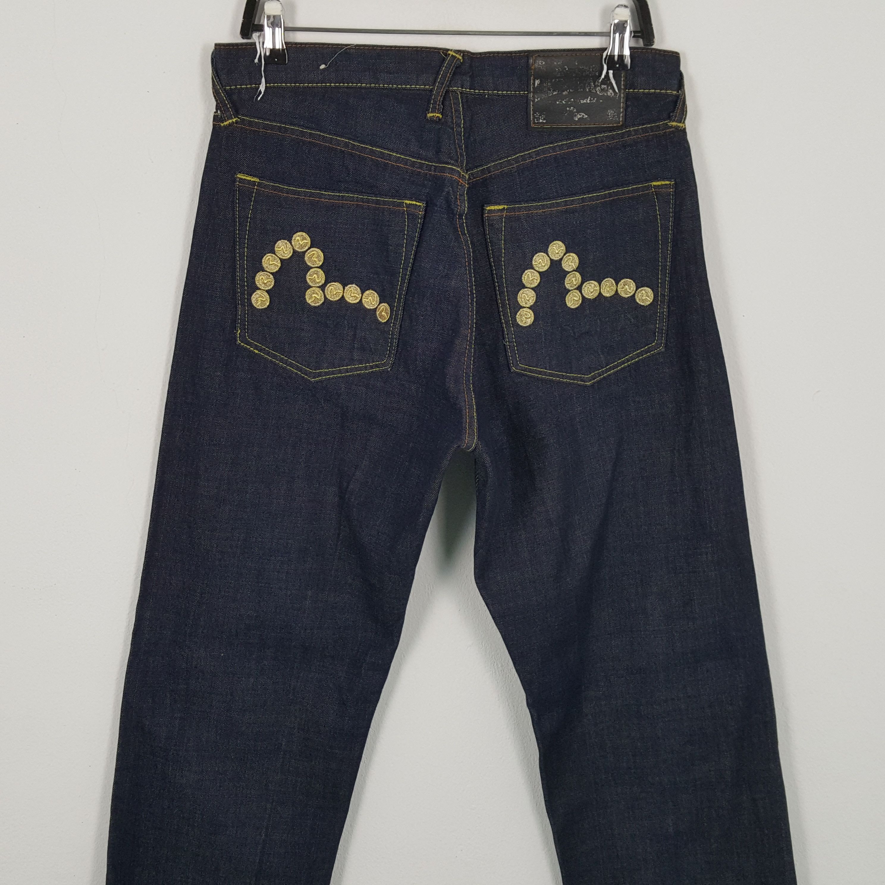 Japanese Brand × Vintage EVISU Jeans Japanese Brand Streetwear Custom Daicock Style Size US 31 - 5 Thumbnail