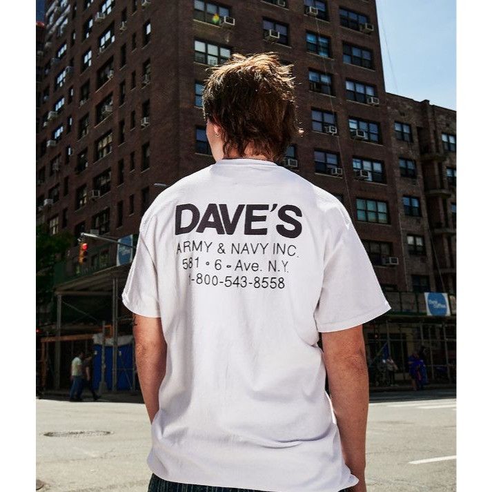 REVOLVE Roy Roger's x Dave's New York T-Shirt Army & Navy in Natural Size US M / EU 48-50 / 2 - 5 Thumbnail