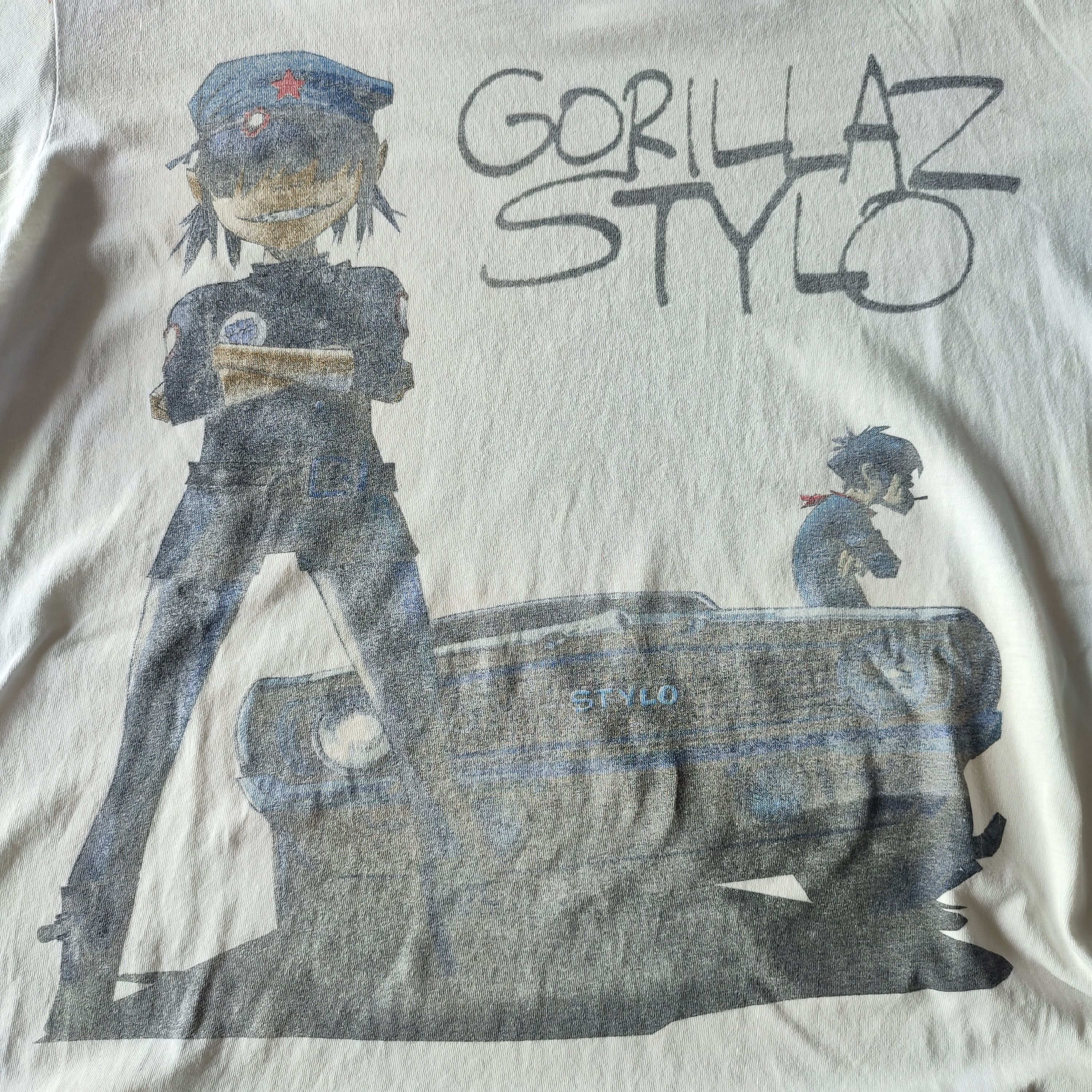 Band Tees × Vintage VINTAGE GORILLAZ T SHIRT Size US L / EU 52-54 / 3 - 3 Thumbnail