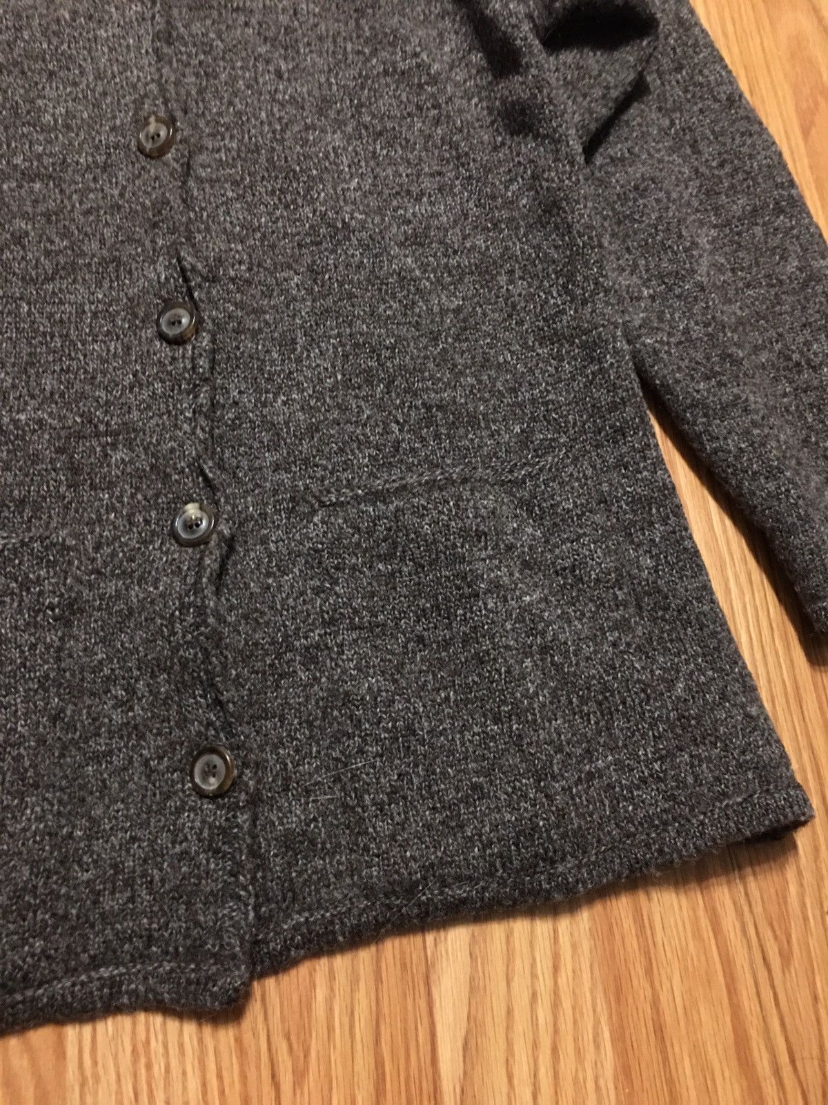 Designer ERIBE Shetland Wool Scotland Cardigan Sweater EU 42 Size M / US 6-8 / IT 42-44 - 6 Thumbnail