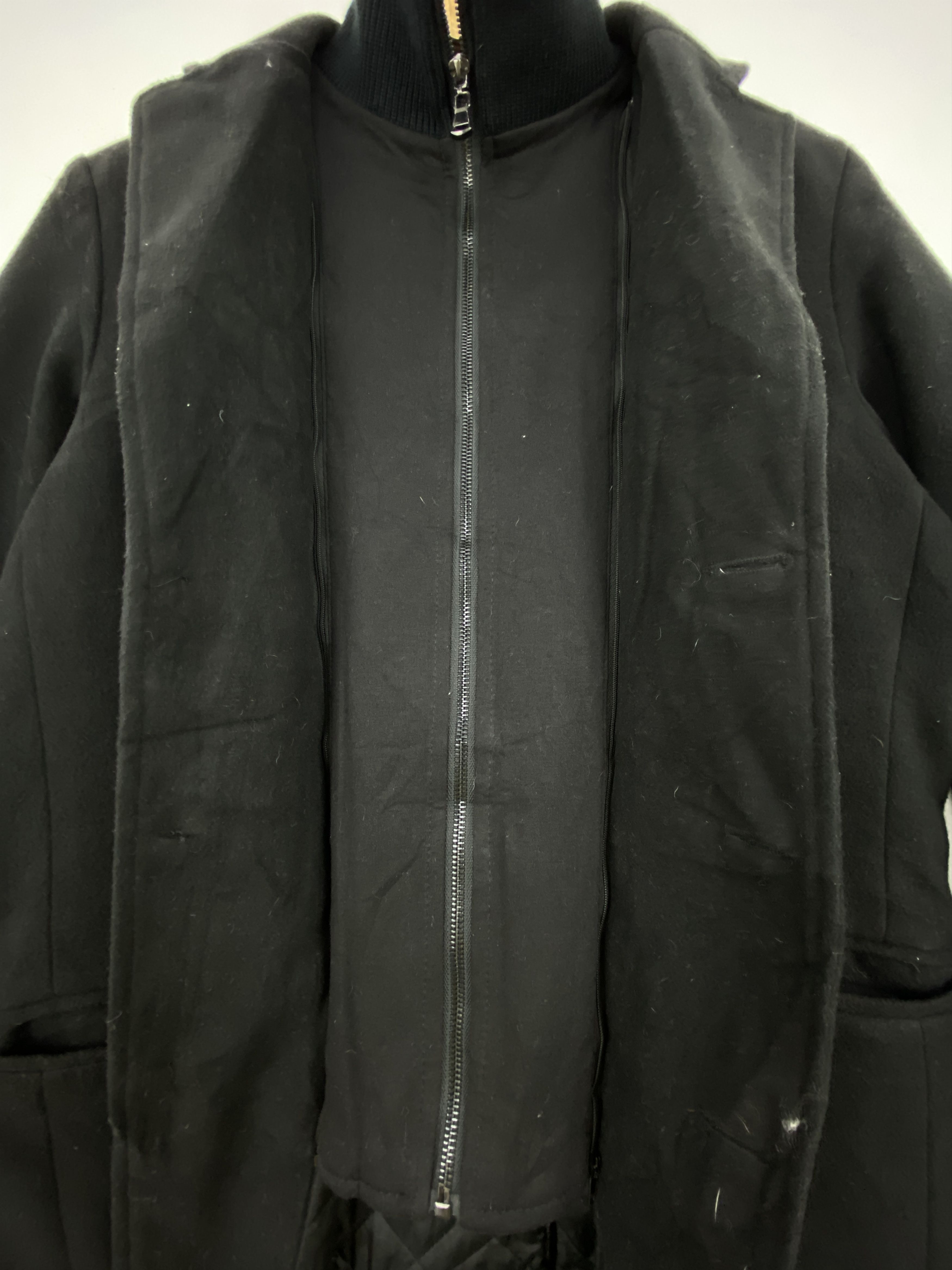 If Six Was Nine Vintage Enos Italy Heavy Coat Zipper Up Long Jacket JA0063 Size US L / EU 52-54 / 3 - 17 Thumbnail