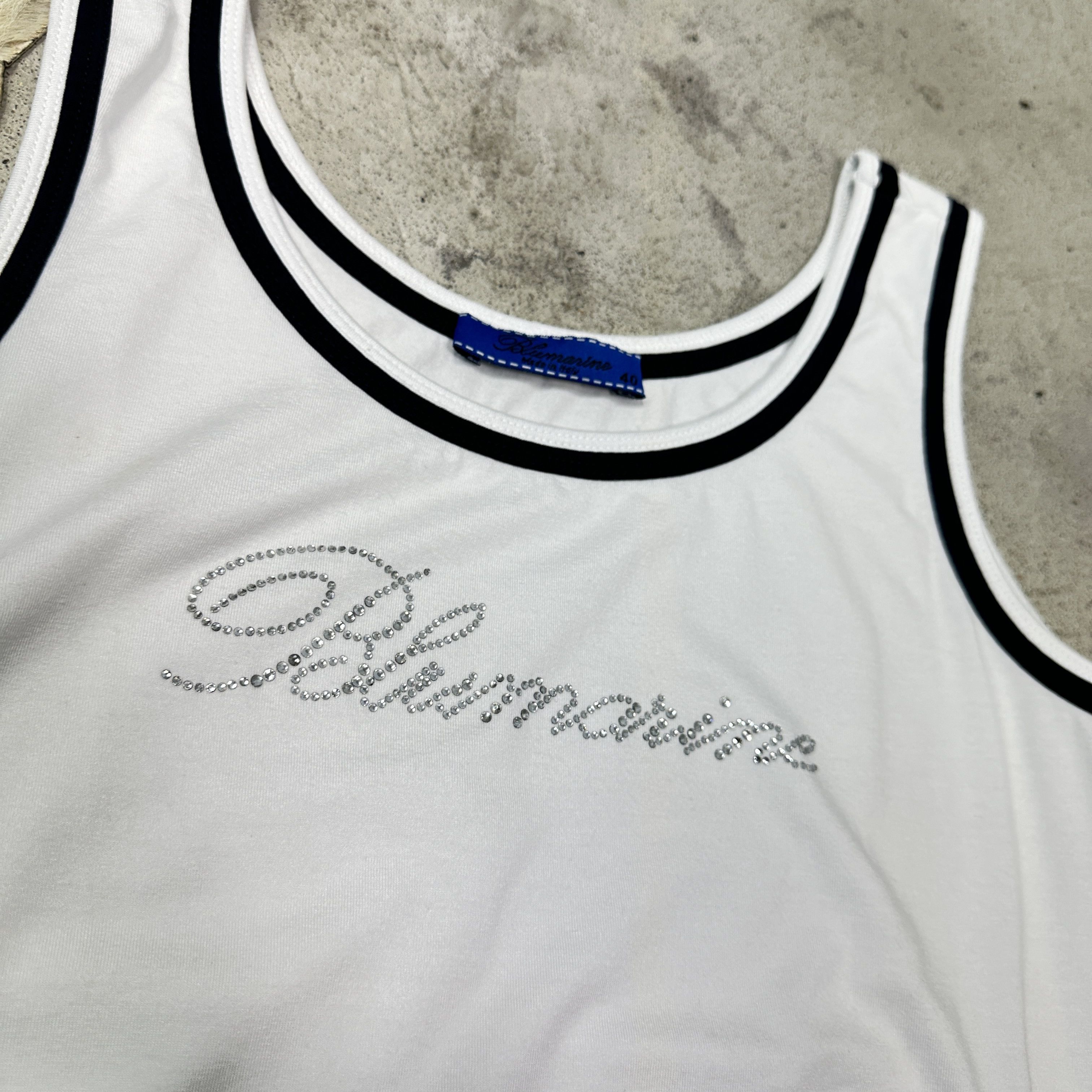 Blumarine Vintage Streetwear Sporty Blumarine Tank Top Y2K Size L / US 10 / IT 46 - 3 Thumbnail