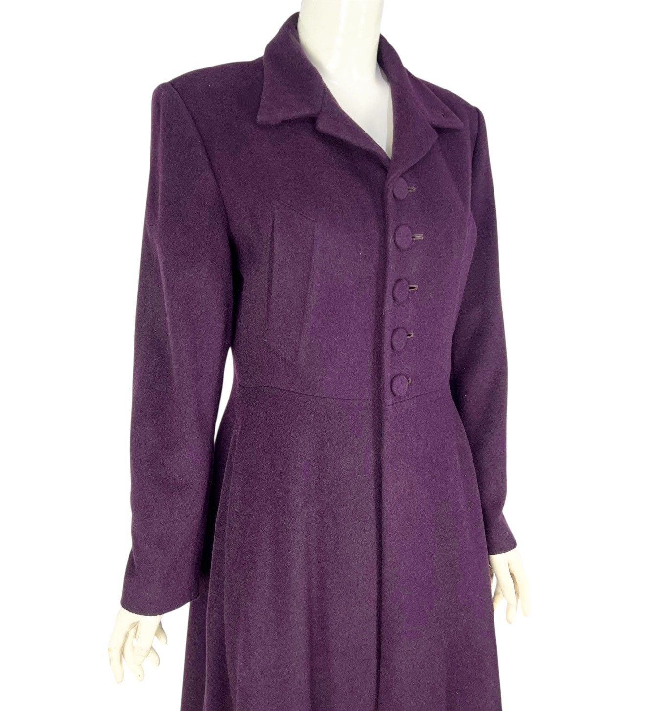 Jean Paul Gaultier Jean Paul Gaultier Classique Women Wool Coat Size M / US 6-8 / IT 42-44 - 3 Thumbnail