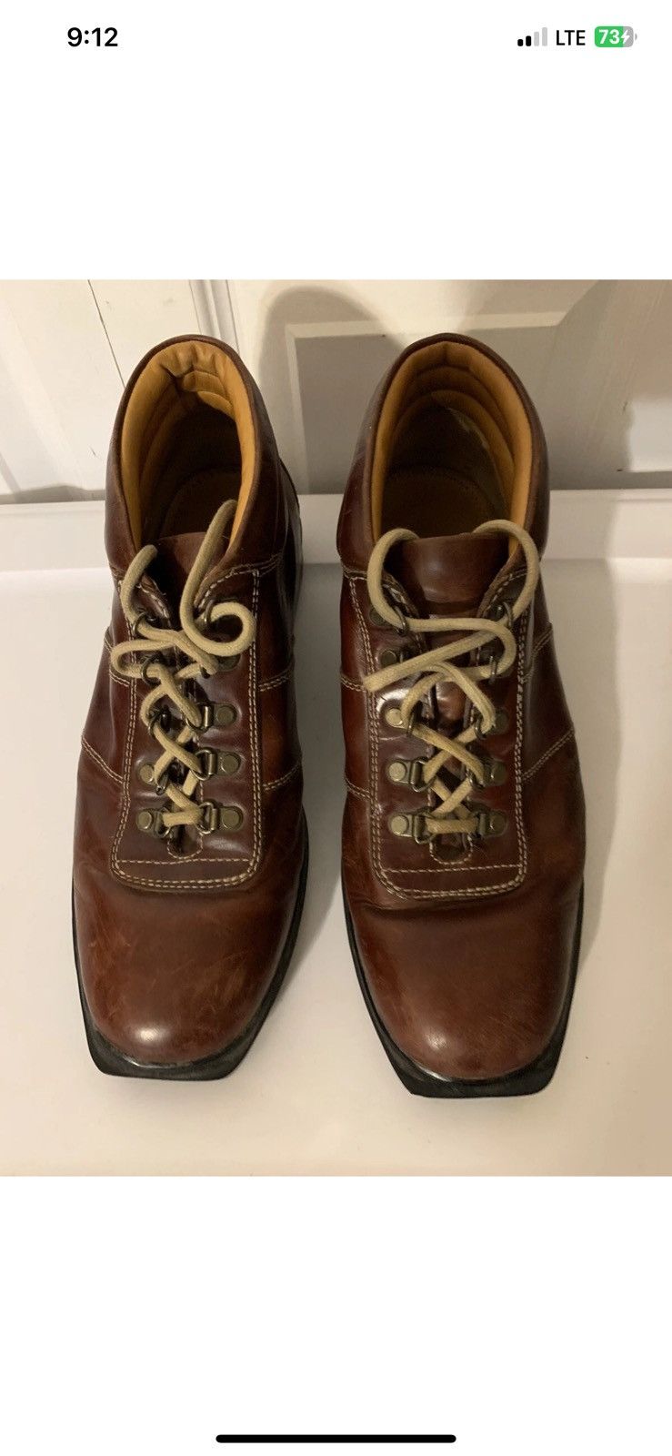Cole Haan Cole haan mens sz 9M hiking boots shoes leather Size US 9 / EU 42 - 1 Thumbnail
