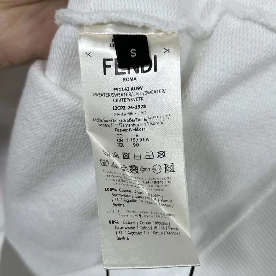 Fendi FENDI new animal-embroidered logo hoodie S Size US S / EU 44-46 / 1 - 7 Thumbnail