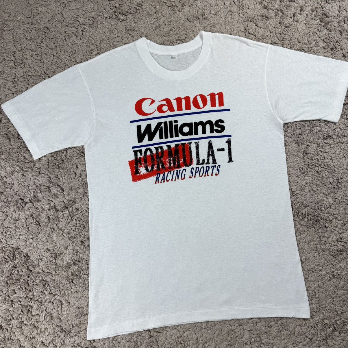 Formula 1 Vintage Promo Canon Williams Racing Sport Formula 1 T-shirt Size US L / EU 52-54 / 3 - 3 Thumbnail