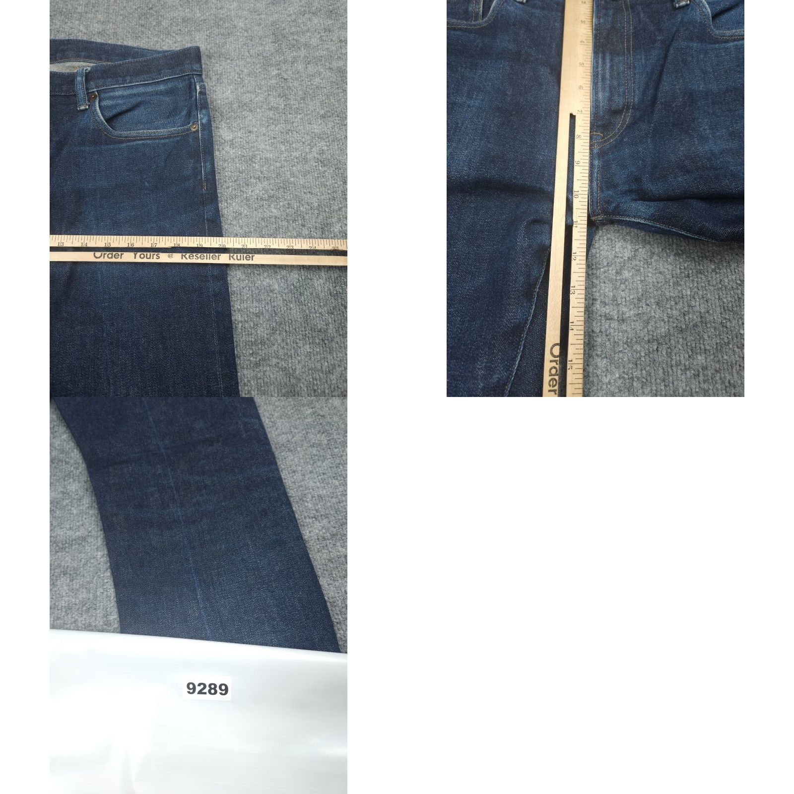 Uniqlo Uniqlo Jeans Mens 36x34 Blue Slim Straight Selvedge Stretch Kaihara Denim Pants Shirt? Size US 36 / EU 52 - 9 Thumbnail