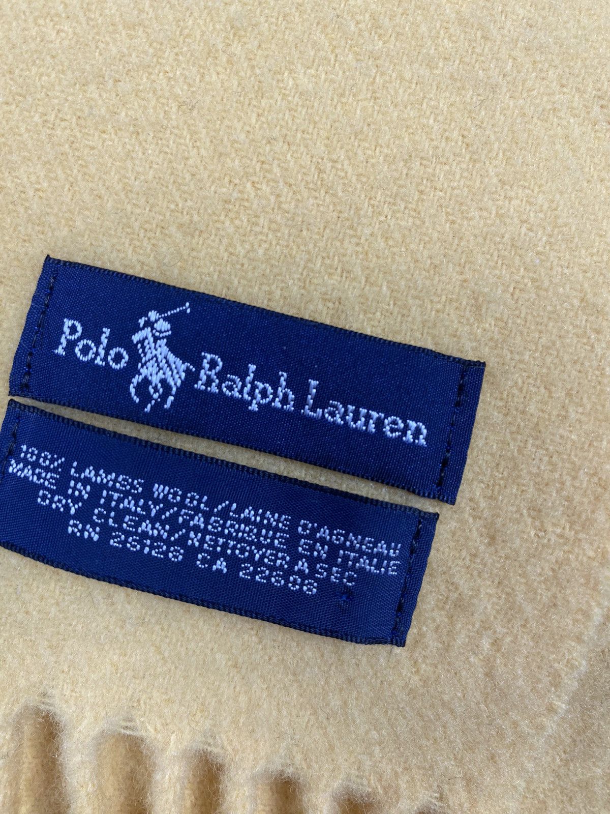 Polo Ralph Lauren × Vintage Vintage 90s Polo Ralph Lauren Wool Scarf g59 y2k Size ONE SIZE - 3 Thumbnail