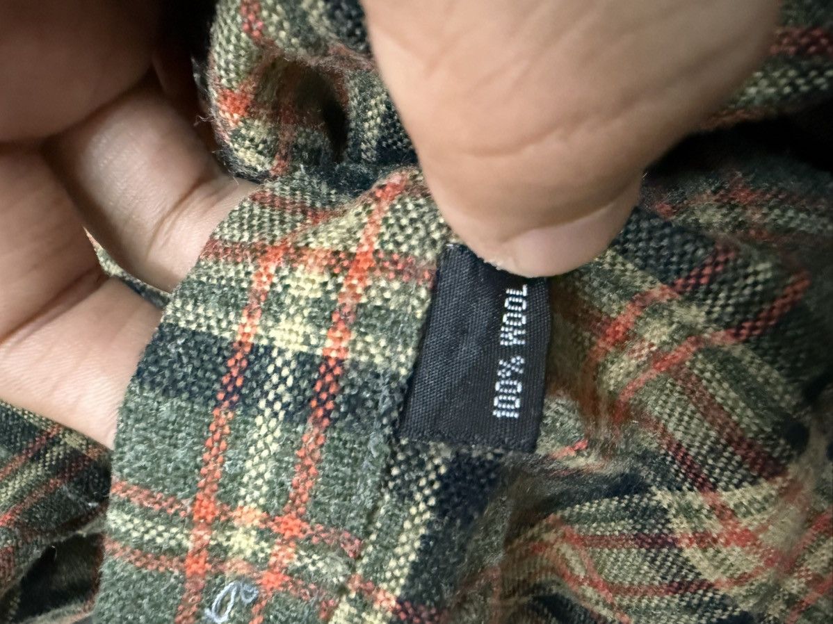 Sean John Vintage Sean John Chekerd Flannel Button Up Shirt Wool Size US XL / EU 56 / 4 - 6 Thumbnail