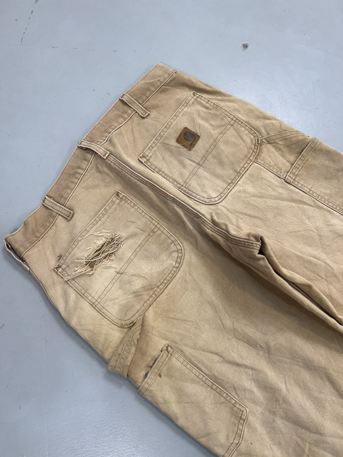 Carhartt Vintage Carhartt B111 BRN blanket line carpenter denim Size US 34 / EU 50 - 4 Thumbnail