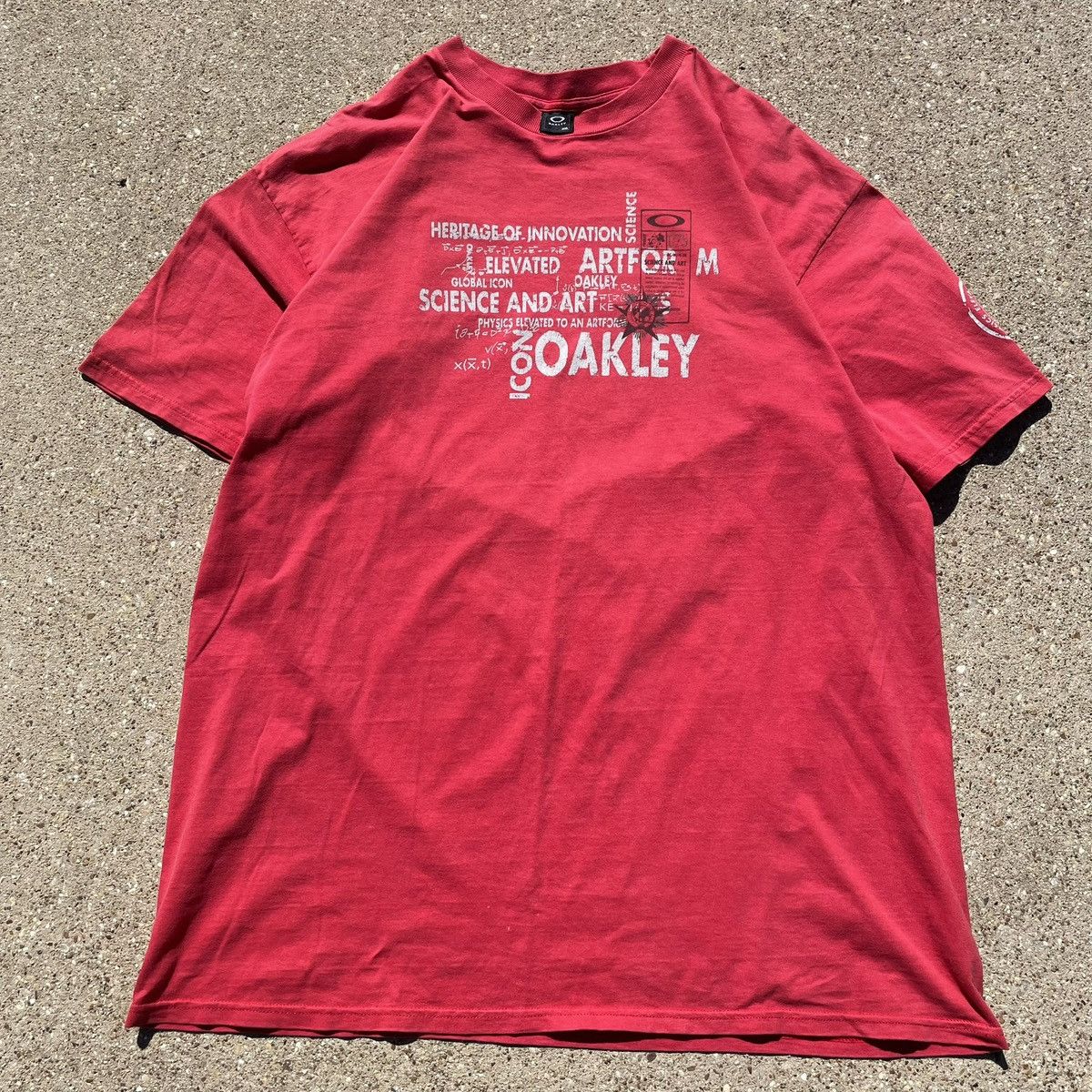 Oakley Vintage Oakley Tee Red Gorpcore XXL Size US XXL / EU 58 / 5 - 2 Thumbnail