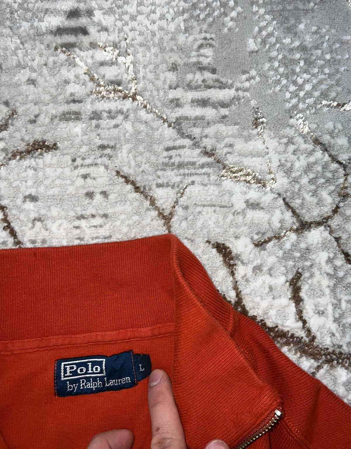 Polo Ralph Lauren × Vintage POLO RALPH LAUREN VINTAGE 90S HALF ZIP SWEATSHIRT SWEATER Size US L / EU 52-54 / 3 - 5 Thumbnail
