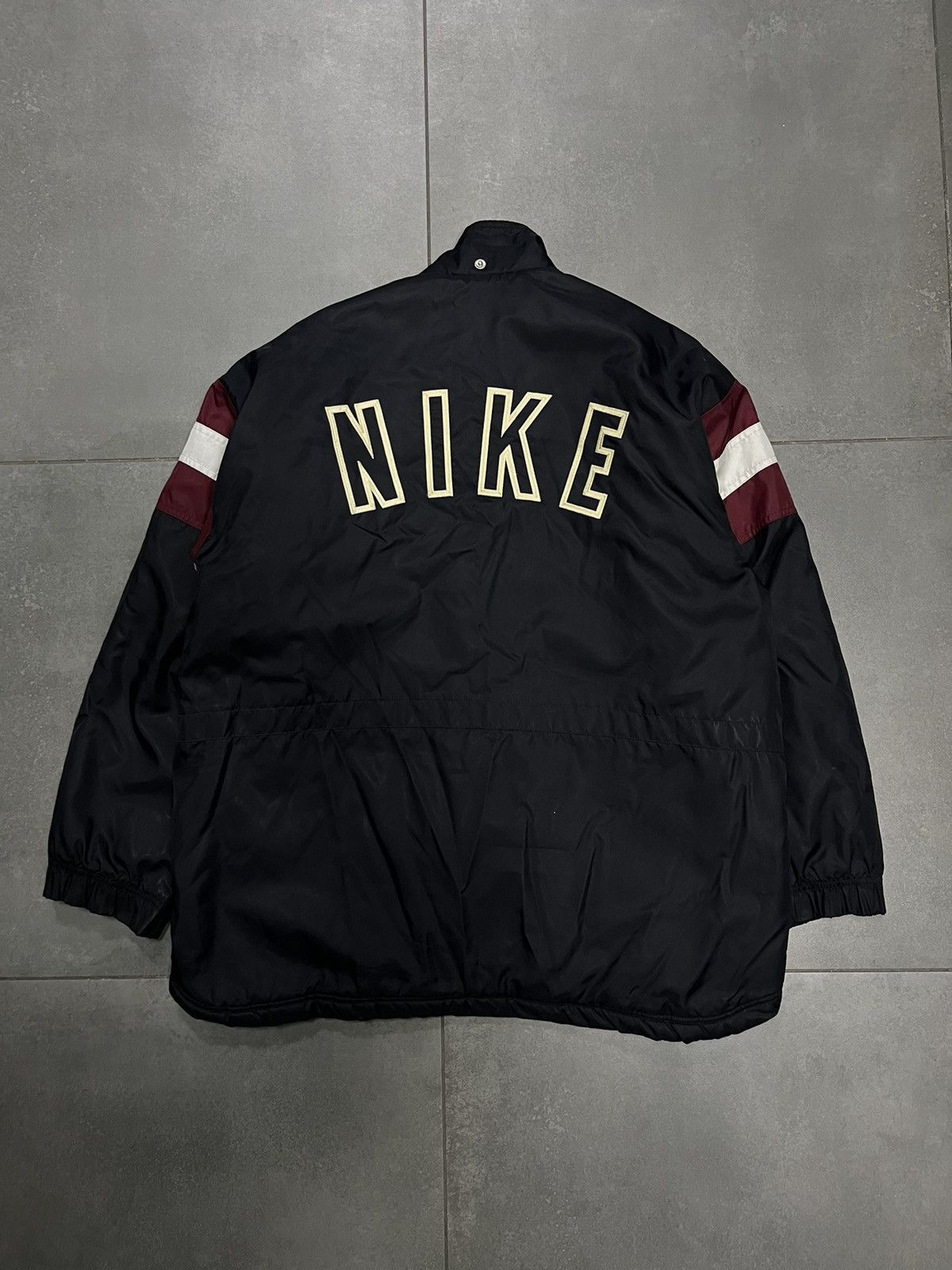 Nike × Vintage RARE Vintage Jacket Nike Big Logo Size US XL / EU 56 / 4 - 2 Thumbnail