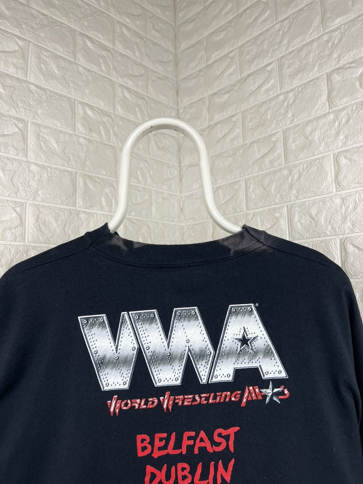 Vintage × WWE × WWF WWA World Wrestling All Stars 2001 T Shirt XL Bret Hart Road Size US XL / EU 56 / 4 - 5 Thumbnail