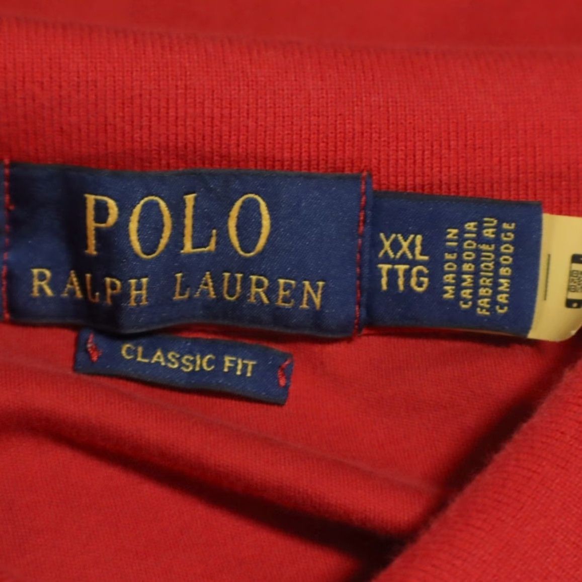 Polo Ralph Lauren Polo Ralph Lauren Polo Shirt Red Men's 2XL Classic Fit Cotton Shirt Adults Size US XXL / EU 58 / 5 - 5 Thumbnail