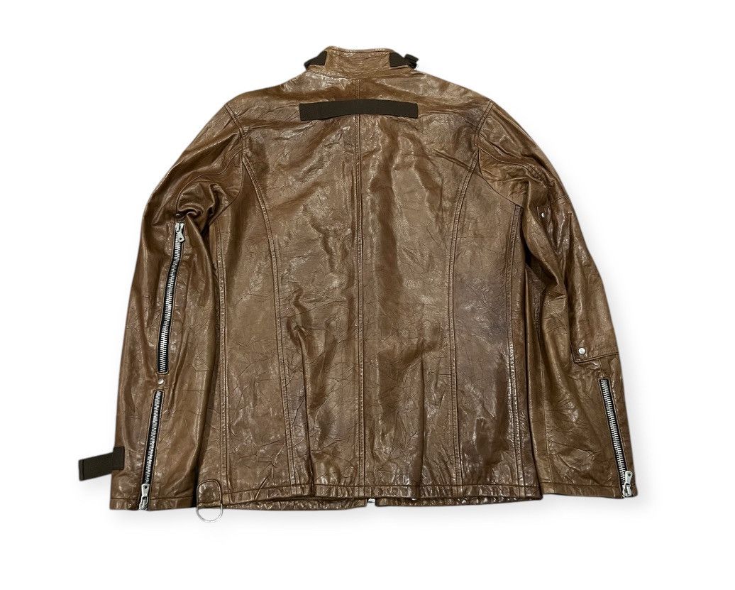 Dolce & Gabbana Dolce & Gabbana AW2003 Multi Zip Leather Jacket Size US M / EU 48-50 / 2 - 2 Thumbnail