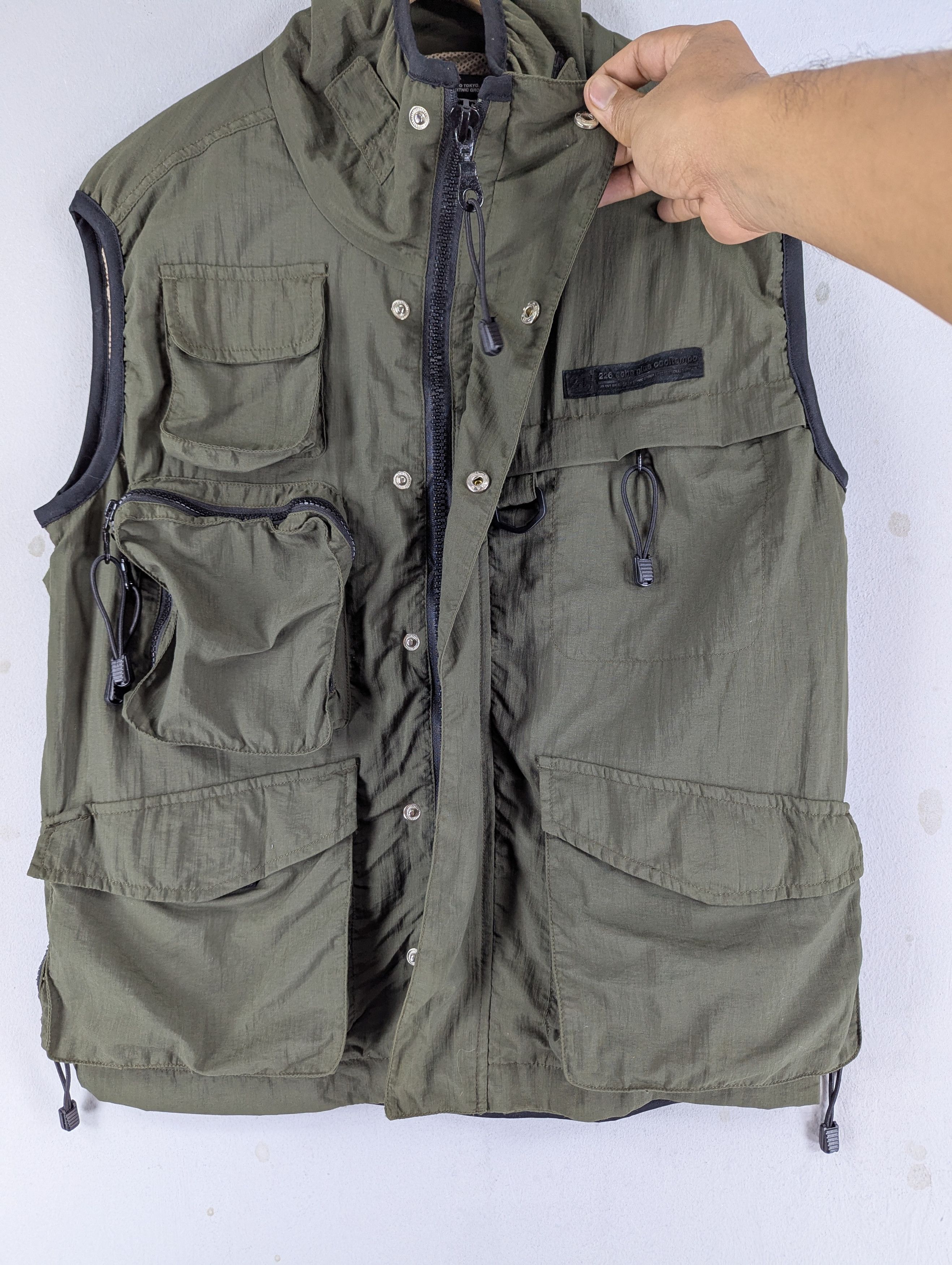 Japanese Brand 226 Echo Cooltempo Tokyo Multipocket Vest Jacket Size US S / EU 44-46 / 1 - 6 Thumbnail