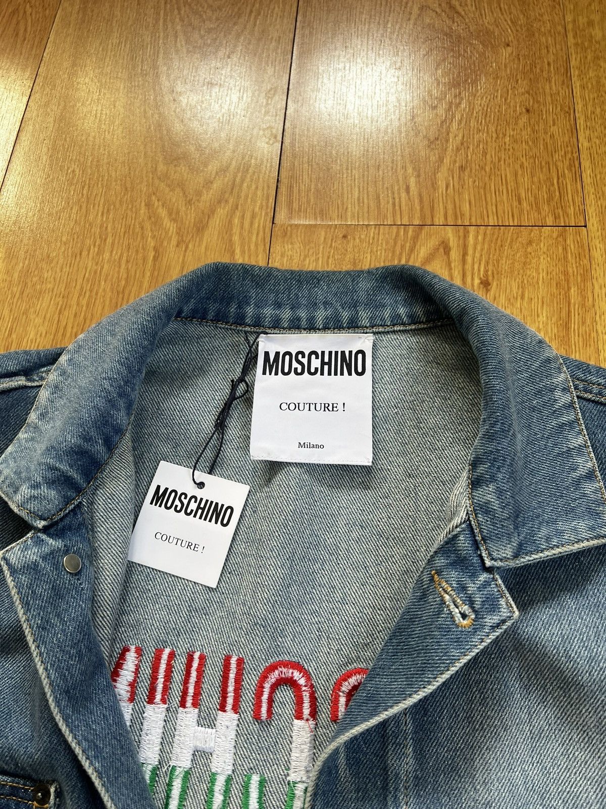 Moschino Moschino Denim Jacket Size US M / EU 48-50 / 2 - 3 Thumbnail