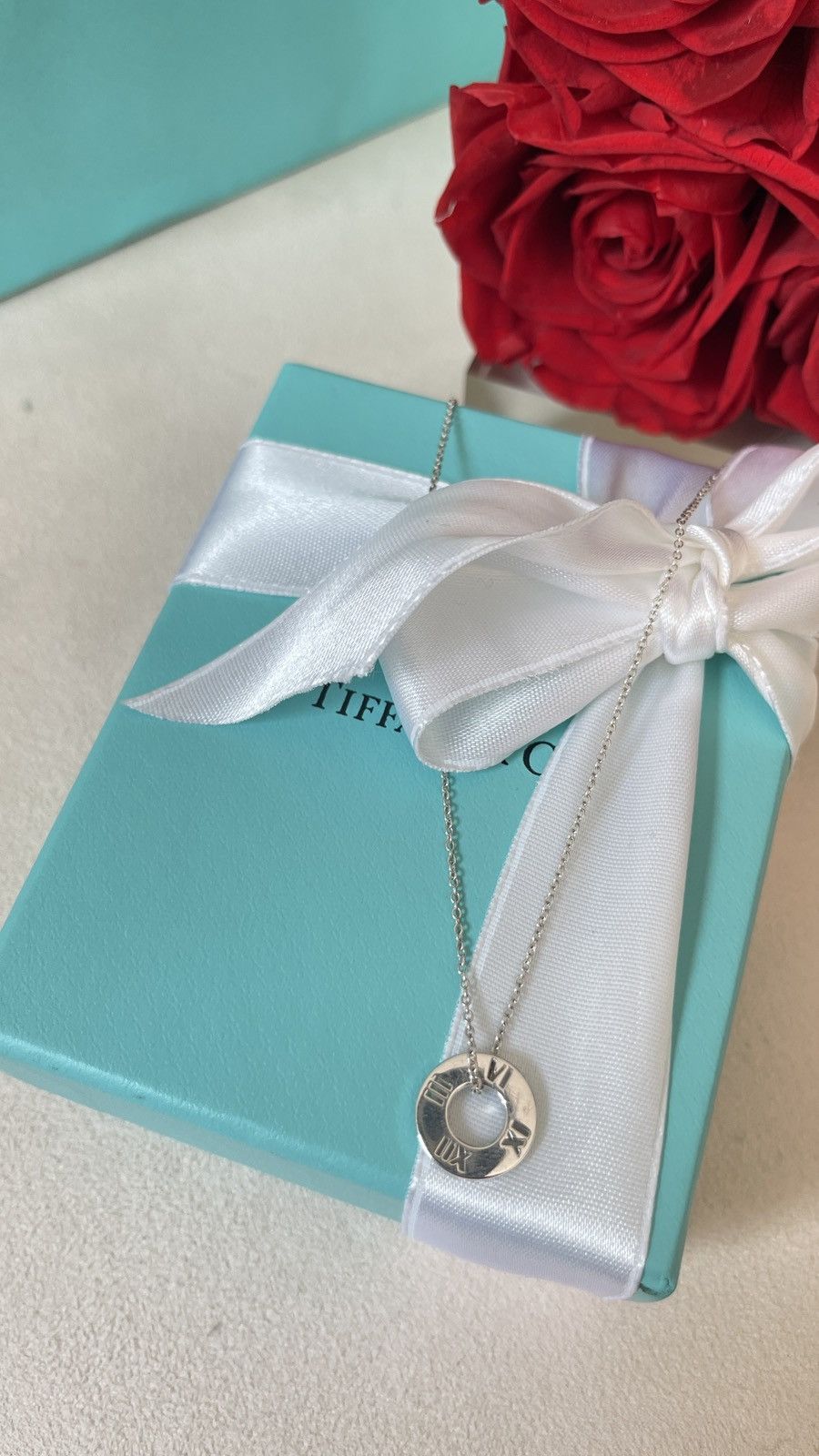 Tiffany & Co. Tiffany & Co. Atlas Circle Pendant Silver 16” inch NEW Size ONE SIZE - 4 Thumbnail