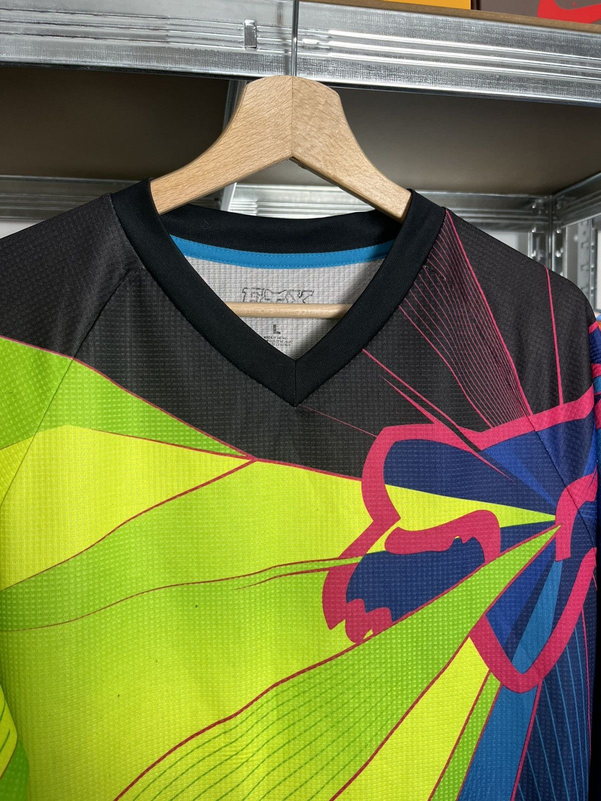 Fox Racing × Vintage Fox Racing Air Cool Long Sleeve Jersey Motocross Size US L / EU 52-54 / 3 - 3 Thumbnail
