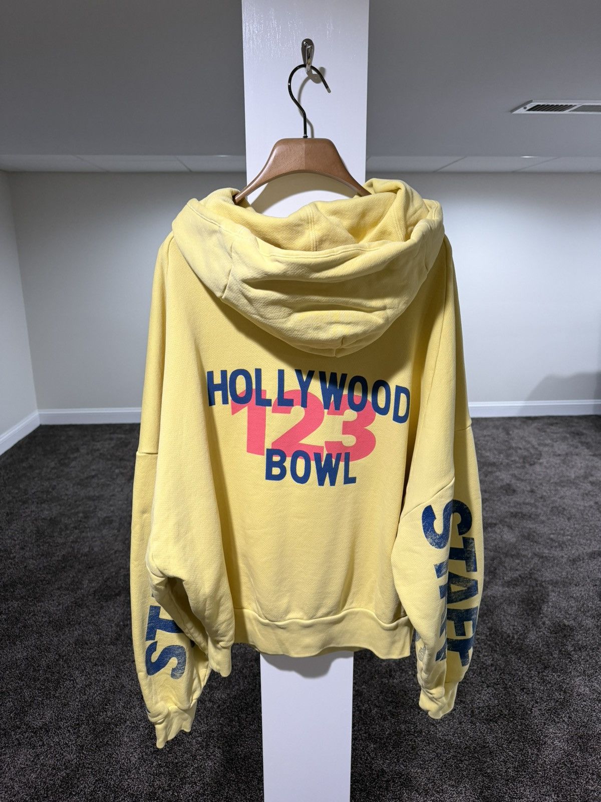 Fear of God × RRR-123 Fear of God x RRR-123 STAFF Hollywood Bowl Yellow Hoodie Size US S / EU 44-46 / 1 - 2 Thumbnail