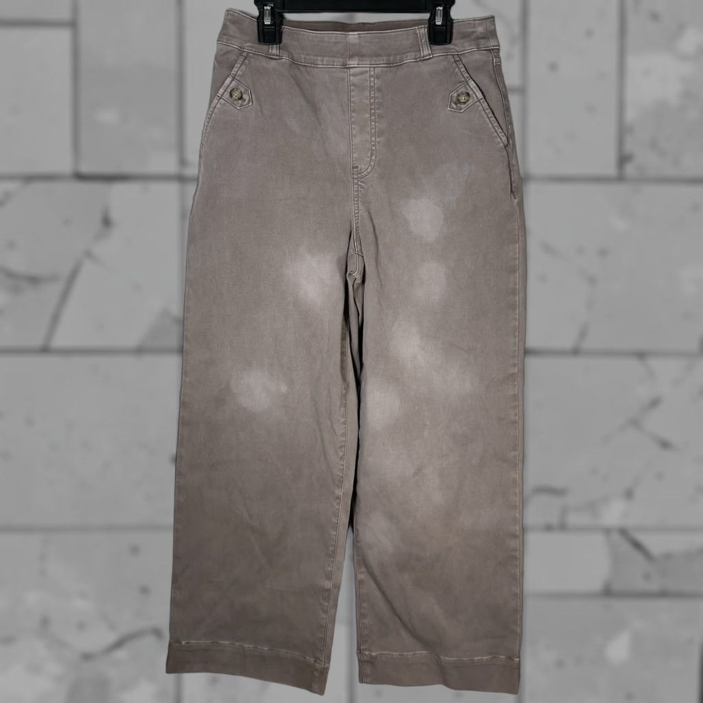 Spanx SPANX Brown Cotton Blend Casual Ankle Pants Womens Size M Size 32" / US 10 / IT 46 - 1 Thumbnail