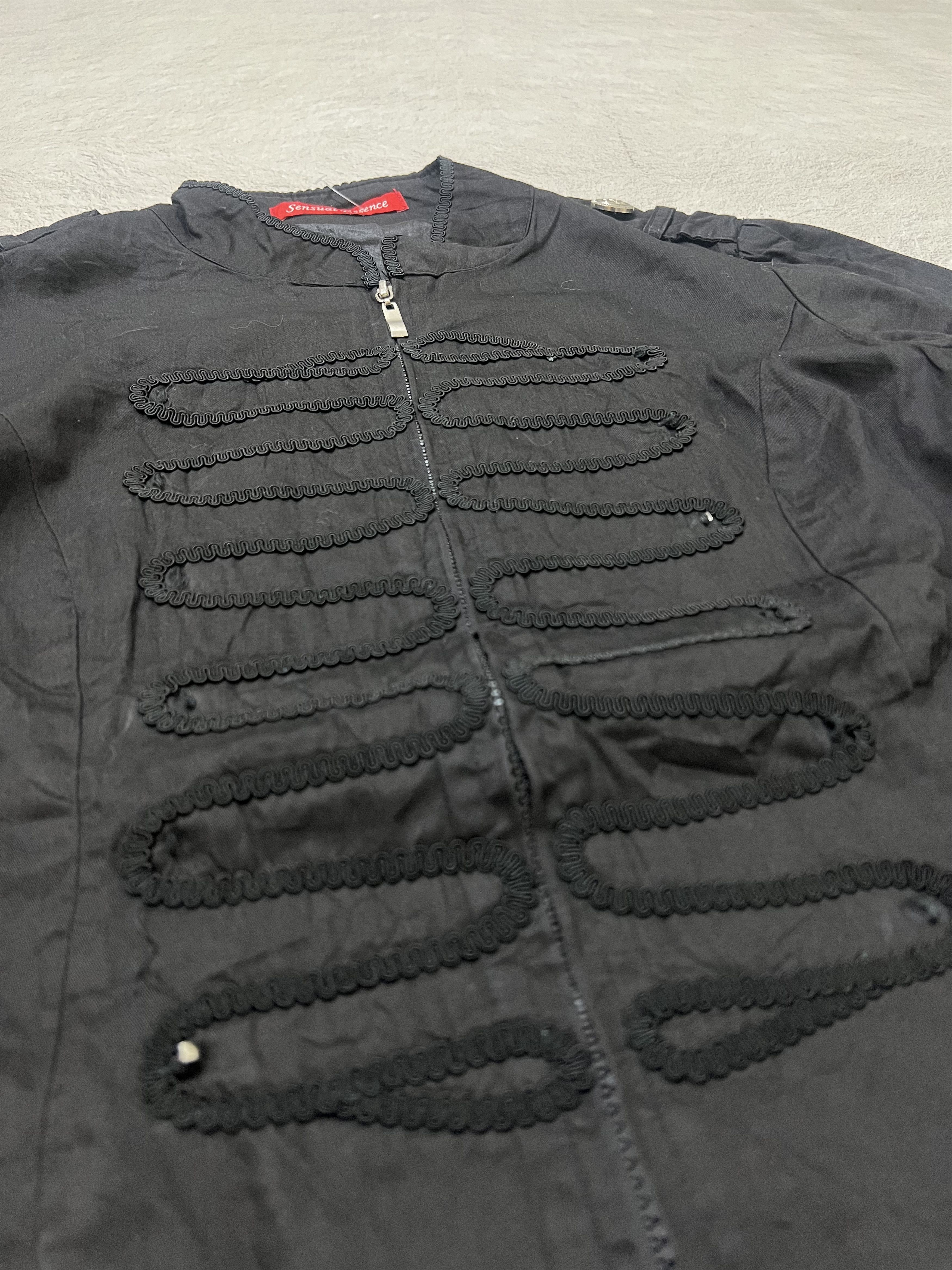 Japanese Brand 2000s Archival Hysteric Guayabera Vkei Biker y2k Lgb Ifsix Size US S / EU 44-46 / 1 - 2 Thumbnail