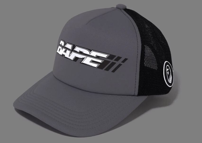 Bape Bape Racing Reflective Trucker Hat Size ONE SIZE - 2 Thumbnail