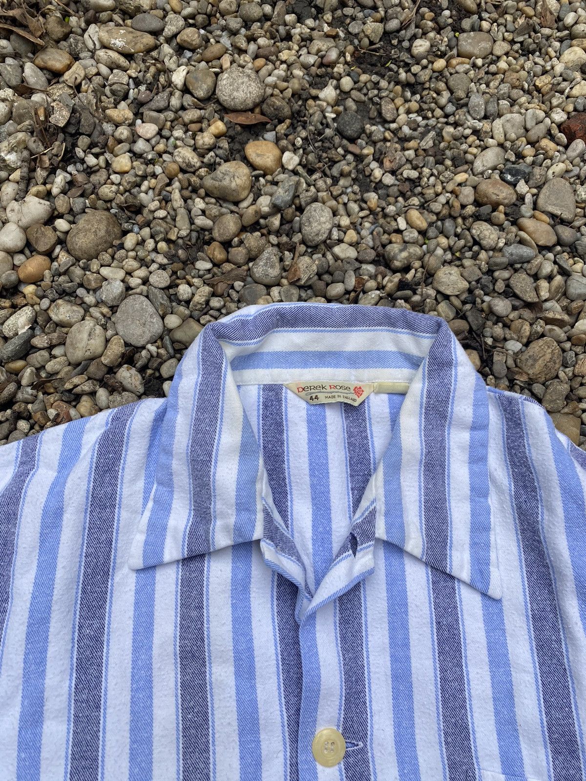 Derek Rose × Vintage Vintage 70s Derek Rose Dense Work Shirt Size US XL / EU 56 / 4 - 6 Thumbnail