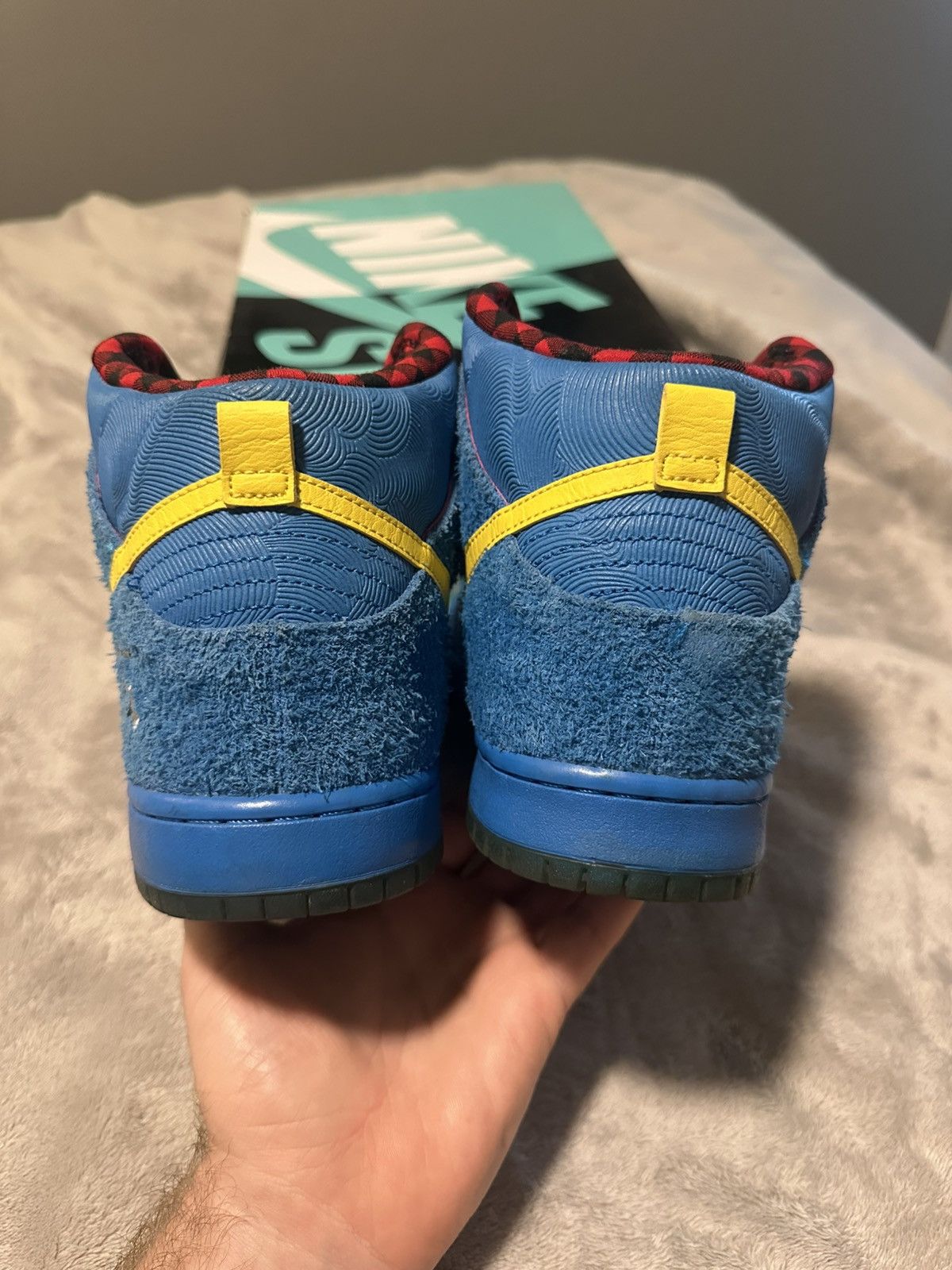 Nike SB Nike SB Dunk High Familia Blue Ox Size US 10 / EU 43 - 7 Thumbnail