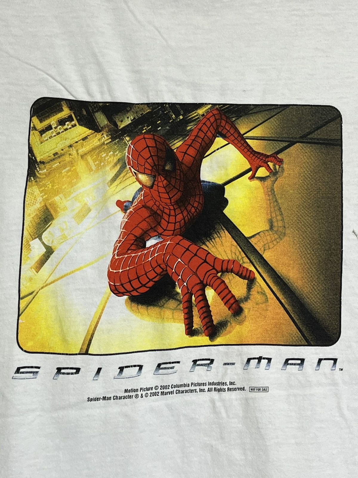 Vintage MOVIE🔥VINTAGE Y2K SPIDERMAN 2002 TEE SHIRT Size US M / EU 48-50 / 2 - 4 Thumbnail