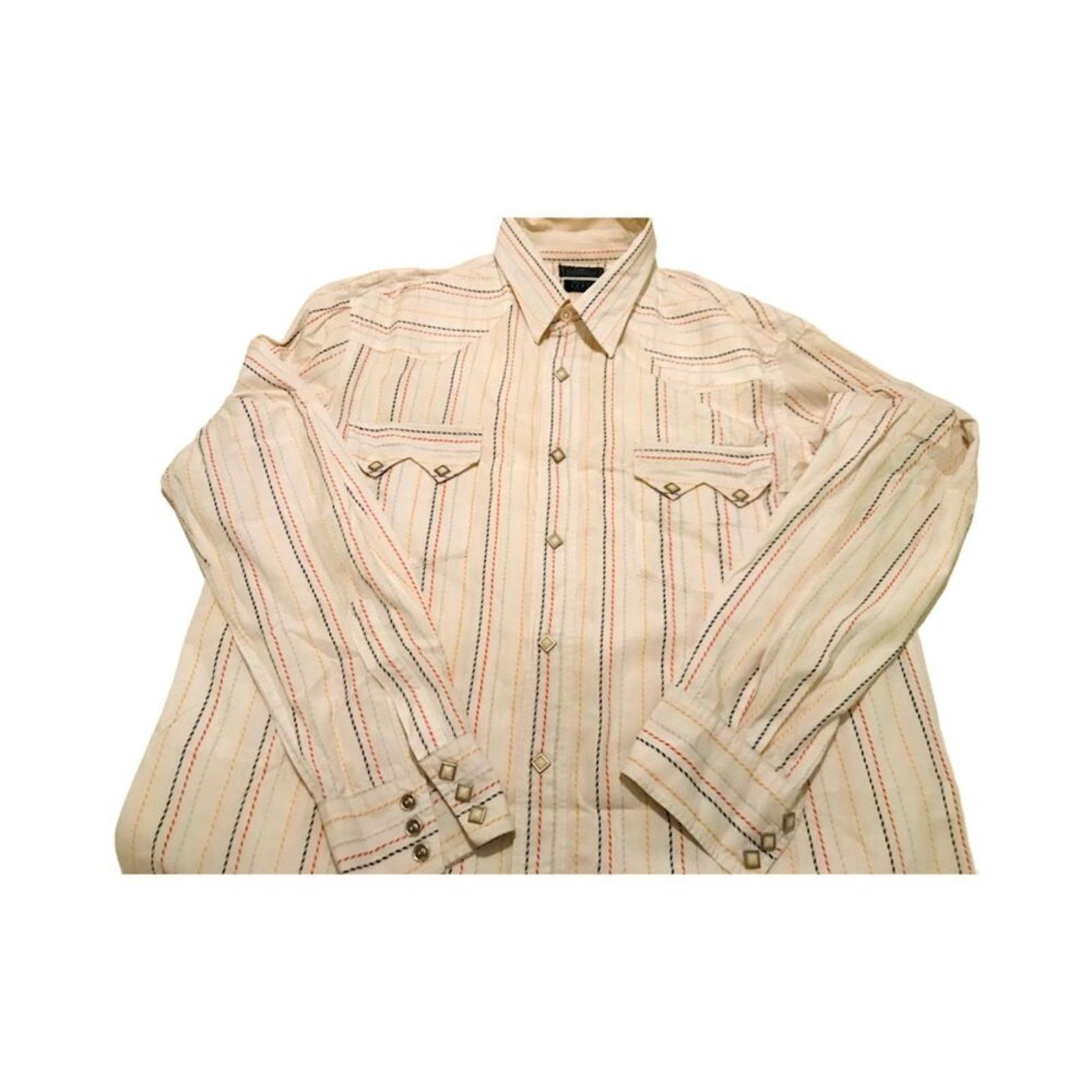 Lucky Brand Vintage Lucky Brand Dungarees America Men's Shirt Cotton L Size US L / EU 52-54 / 3 - 1 Thumbnail