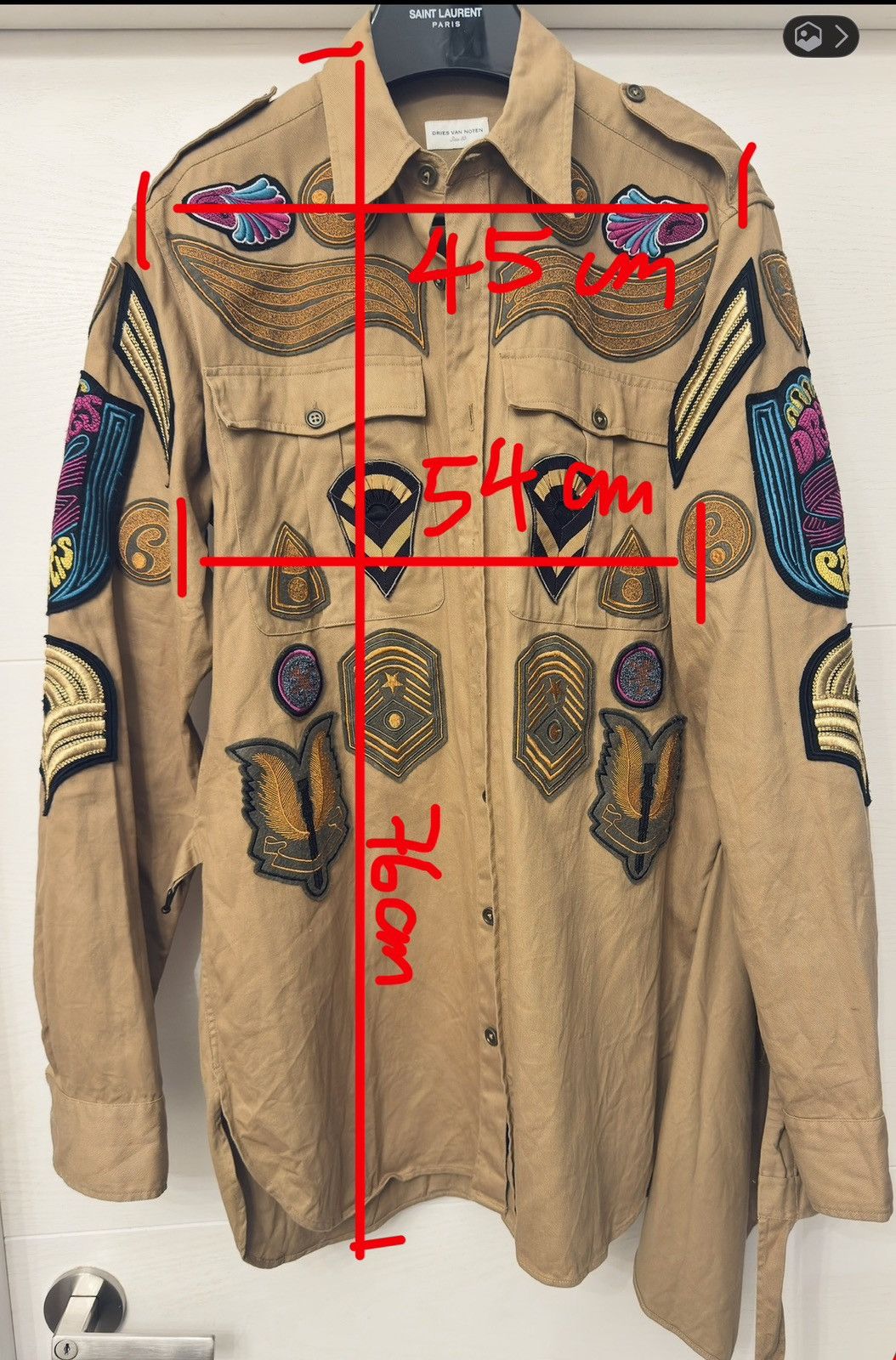 Dries Van Noten Dries Van Noten Badge cotton shirt Size US M / EU 48-50 / 2 - 9 Thumbnail