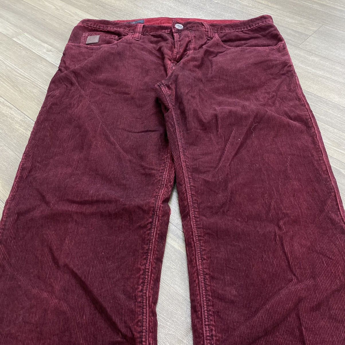 Gucci 1990s Gucci by Tom Ford Red Burgundy Corduroy Pants Luxury Size US 32 / EU 48 - 3 Thumbnail