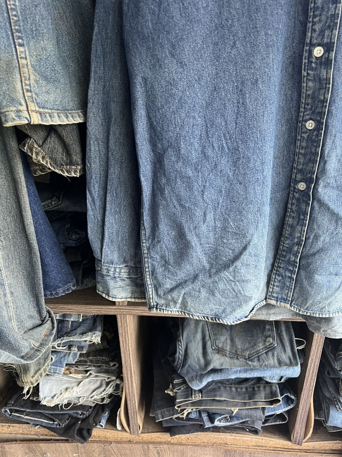 Chaps Ralph Lauren 🔥Vintage Chaps Ralph Lauren Long Sleeve Denim Shirt Size US L / EU 52-54 / 3 - 5 Thumbnail