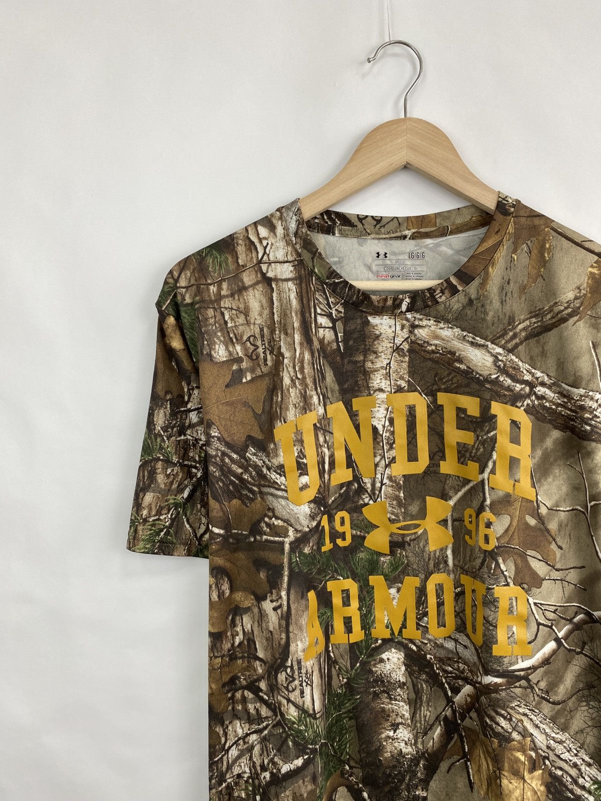 Under Armour 🐗 Under Armour Camo Realtree T-Shirt Rare Military Hype Y2K Size US L / EU 52-54 / 3 - 2 Thumbnail
