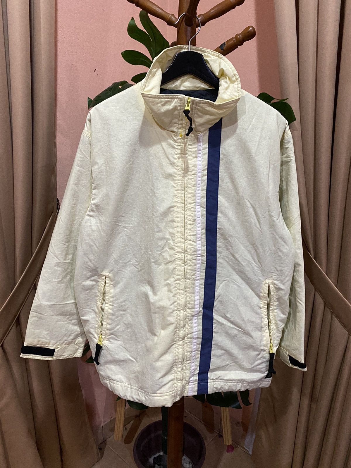 Japanese Brand Vintage Sion Track Jacket with Quilted Lining - Lightweight Size US S / EU 44-46 / 1 - 1 Thumbnail