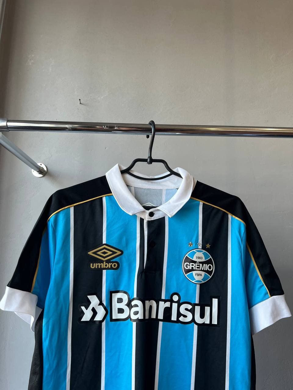 Umbro 2019 GREMIO #11 EVERTON HOME SOCCER FOOTBALL JERSEY SHIRT L Size US L / EU 52-54 / 3 - 4 Thumbnail