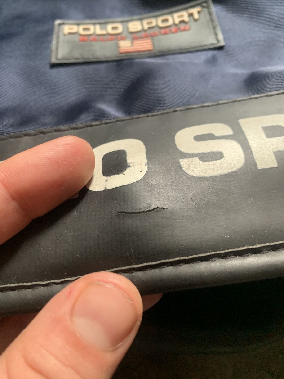 Ralph Lauren Sport 🔥🇺🇸 VINTAGE POLO SPORT BAG MASSENGER Y2K 🇺🇸🔥 Size ONE SIZE - 11 Thumbnail