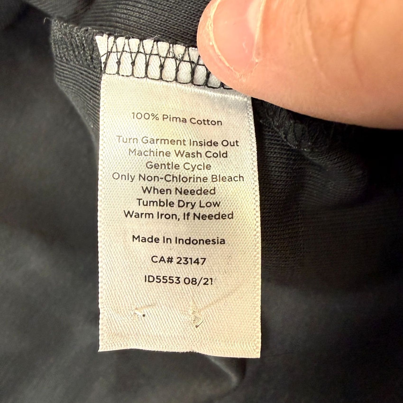 Talbots Talbots Tee Shirt Womens 3X Plus Black Short Sleeve Pima Cotton T-Shirt Minimal Size XXL / US 16-18 / IT 52-54 - 6 Thumbnail